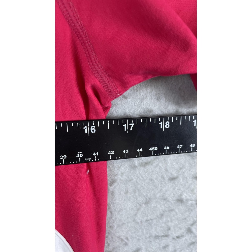 Gore Bike Wear Cycling Jersey Womens Large Pink‎ White 1/4 Zip Short Sleeve Bike - Picture 4 of 7